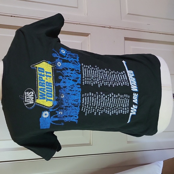 Warped Tour 2011 Tee Forest Green sz Small 100% cotton - Picture 9 of 10